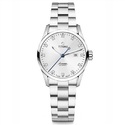 TITONI 瑞士梅花錶-AIRMASTER空中霸王系列 - 23743 S-581 - 29mm