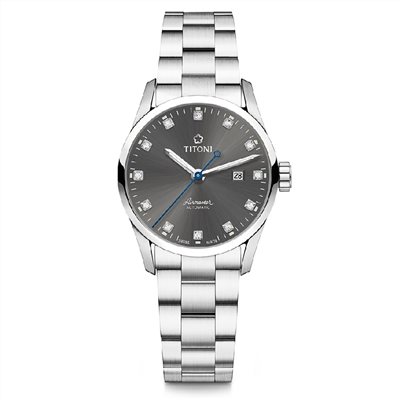 TITONI 瑞士梅花錶-AIRMASTER空中霸王系列 - 23743 S-667 - 29mm