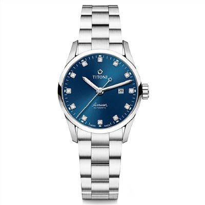 TITONI 瑞士梅花錶-AIRMASTER空中霸王系列 - 23743 S-682 - 29mm