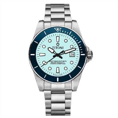 TITONI 瑞士梅花錶 - SEASCOPER海洋探索 - 83300 S-BE-718 - 42mm