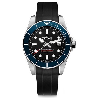 TITONI 瑞士梅花錶 - SEASCOPER海洋探索 - 83300 S-BE-R-706 - 42mm
