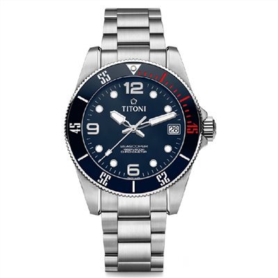 TITONI 瑞士梅花錶 - SEASCOPER海洋探索 - 83600 S-BE-255 - 42mm