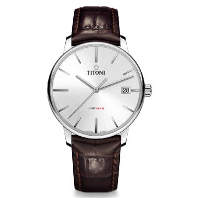 TITONI 瑞士梅花錶 - LINE1919系列 - 83919 S-ST-575 - 40mm