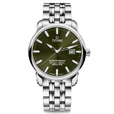 TITONI 瑞士梅花錶 - MASTER_SER.大師系列 - 83188 S-660 - 41mm