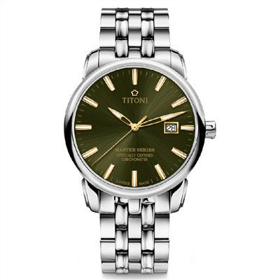 TITONI 瑞士梅花錶 - MASTER_SER.大師系列 - 83188 S-660Y - 41mm