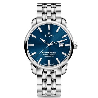 TITONI 瑞士梅花錶 - MASTER_SER.大師系列 - 83188 S-661 - 41mm