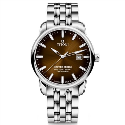 TITONI 瑞士梅花錶 - MASTER_SER.大師系列 - 83188 S-662 - 41mm