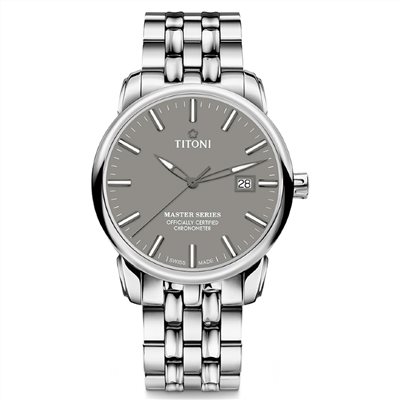 TITONI 瑞士梅花錶 - MASTER_SER.大師系列 - 83188 S-678 - 41mm