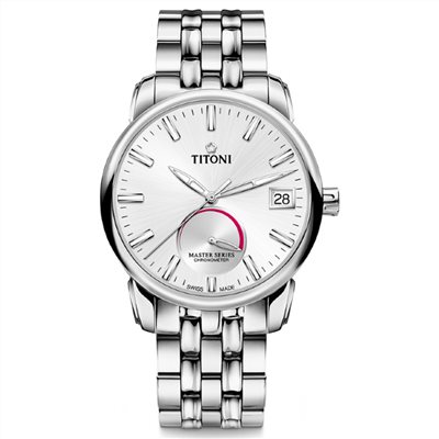 TITONI 瑞士梅花錶 - MASTER_SER.大師系列 - 94388 S-578 - 41mm