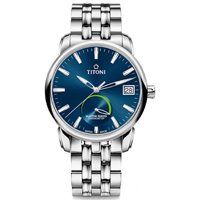 TITONI 瑞士梅花錶 - MASTER_SER.大師系列 - 94388 S-676 - 41mm