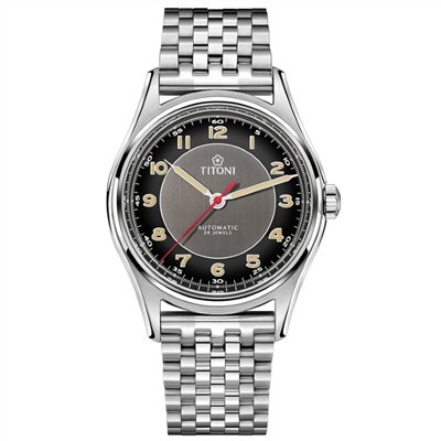 TITONI 瑞士梅花錶 - HERITAGE 傳承系列 - 83019 S-638 - 39mm