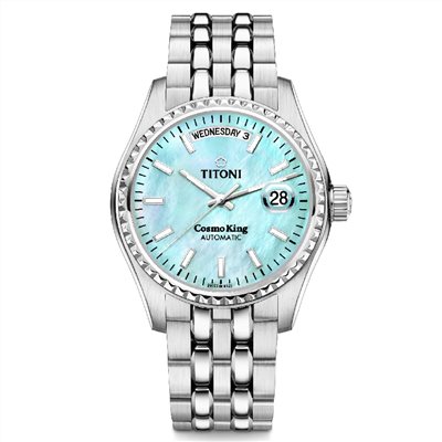 TITONI 瑞士梅花錶 - COSMO_SER. 宇宙系列 - 797 S-719 - 40mm