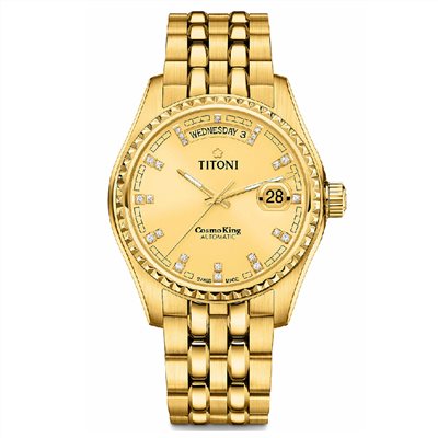 TITONI 瑞士梅花錶 - COSMO_SER. 宇宙系列 - 797 G-306 - 40mm