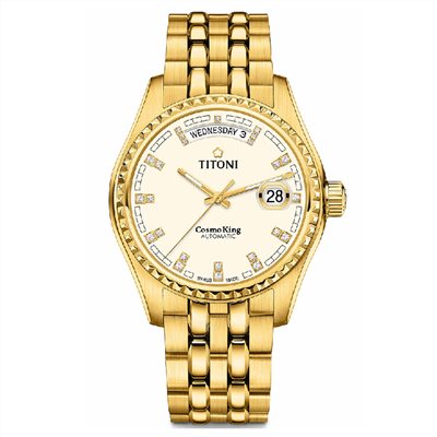 TITONI 瑞士梅花錶 - COSMO_SER. 宇宙系列 - 797 G-541 - 40mm