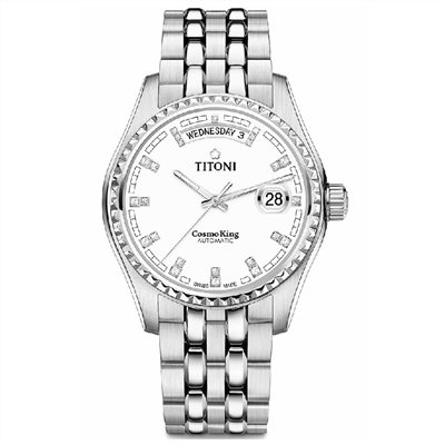 TITONI 瑞士梅花錶 - COSMO_SER. 宇宙系列 - 797 S-307 - 40mm
