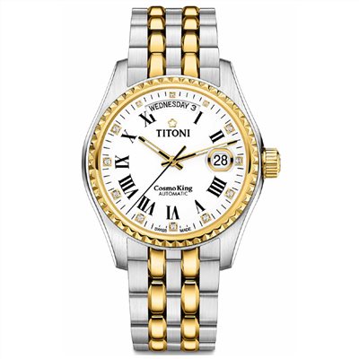 TITONI 瑞士梅花錶 - COSMO_SER. 宇宙系列 - 797 SY-019 - 40mm
