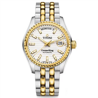 TITONI 瑞士梅花錶 - COSMO_SER. 宇宙系列 - 797 SY-695 - 40mm
