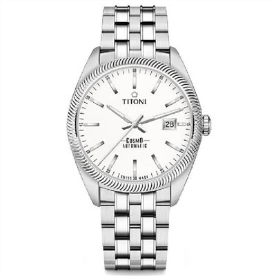 TITONI 瑞士梅花錶 - COSMO_SER. 宇宙系列 - 878 S-606 - 41mm