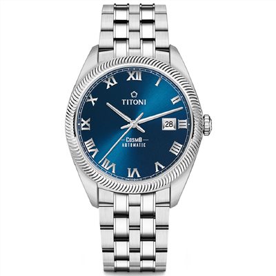 TITONI 瑞士梅花錶 - COSMO_SER. 宇宙系列 - 878 S-658 - 41mm