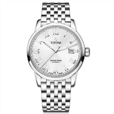 TITONI 瑞士梅花錶 - SPACE_STAR 天星系列 - 83538 S-561 - 40mm