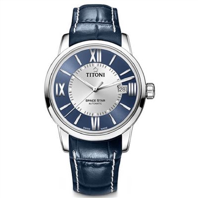 TITONI 瑞士梅花錶 - SPACE_STAR 天星系列 - 83538 S-ST-580 - 40mm
