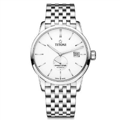 TITONI 瑞士梅花錶 - SPACE_STAR 天星系列 - 83638 S-606 - 40mm