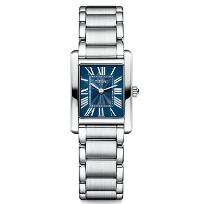 TITONI 瑞士梅花錶 - MADEMOISELLE 優雅伊人系列 - TQ 42924 S-729 - 22.80mmx22.00mm