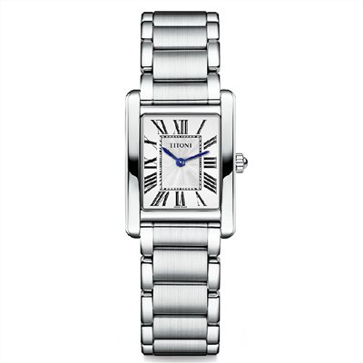 TITONI 瑞士梅花錶 - MADEMOISELLE 優雅伊人系列 - TQ 42924 S-730 - 22.80mmx22.00mm