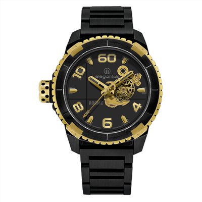 elegantsis 愛樂時-軍事系列-海軍陸戰隊-特別款-BLACK AND GOLD黑金款-ELJX48AS-LVTP5-NBG02MA-48MM