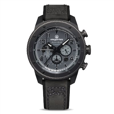 elegantsis 愛樂時-軍事系列-AH-64阿帕契直升機腕錶-阿帕契(灰色)-ELJX48MQS-AH64-OG02LC-45.5MM