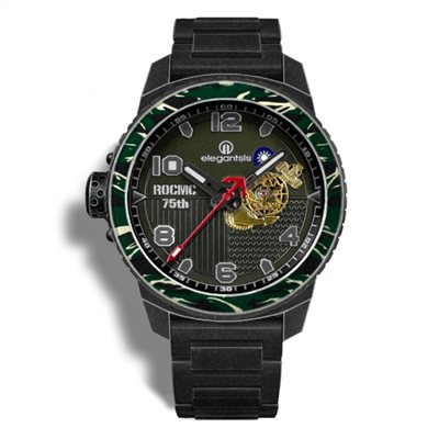 elegantsis 愛樂時-軍事系列-海軍陸戰隊75週年紀念版-海軍陸戰隊第三代(自動機械錶)-ELJX48MAS-ROCMC 75BK-45MM