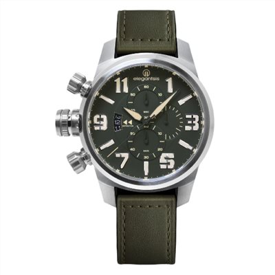 elegantsis 愛樂時-軍事系列-JF48QS-陸海空-陸軍綠-ELJF48QS-OG05LC-48MM