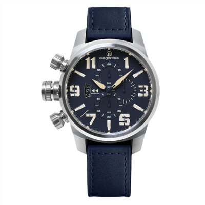 elegantsis 愛樂時-軍事系列-JF48QS-陸海空-海軍藍-ELJF48QS-OU06LC-48MM