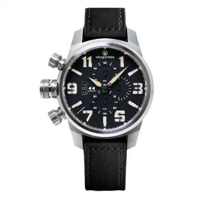 elegantsis 愛樂時-軍事系列-JF48QS-陸海空-空夜黑-ELJF48QS-OB04LC-48MM