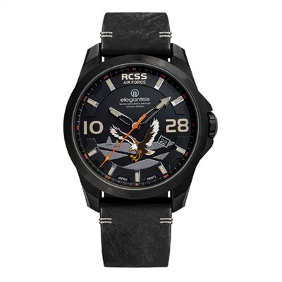 elegantsis 愛樂時-軍事系列-空軍松山基地指揮部限量機械腕錶-愛樂時官方網站限定-ELJO65AS-RCSS-47.5MM