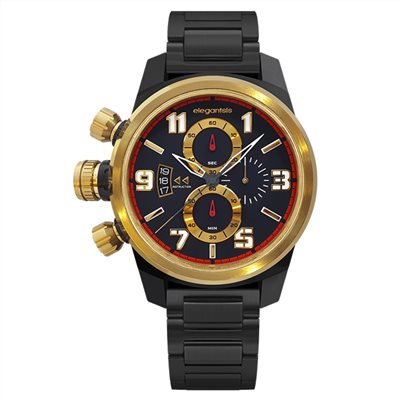 elegantsis 愛樂時-軍事系列-JF48K / KS對錶系列-ELJF48KS-OB01MA-43MM