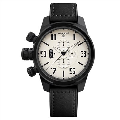 elegantsis 愛樂時-軍事系列-JT48-JT48S 米白-經典時尚情人款-ELJT48-OW16LC-48MM