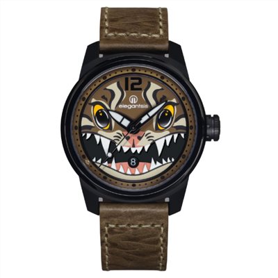 elegantsis 愛樂時-中性系列-虎年限量腕錶-ELJT48MAS-Tiger-NB02LC-45.5MM