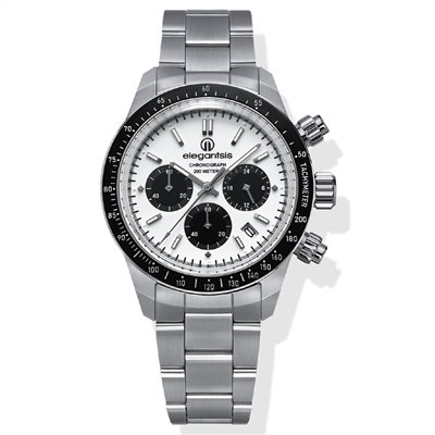 elegantsis 愛樂時-中性系列-JT41QS Black Or White-White-ELJT41QS-VW02MA-41MM