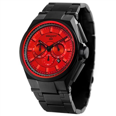 elegantsis 愛樂時-碼表計時-JT61、JT66 -夏日極限運動風-ELJT61-OR02MA-45MM