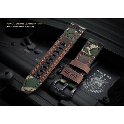 elegantsis 愛樂時-原廠配件-愛樂時軍事主題錶款訂製錶帶-海軍陸戰隊特仕限定款-JX48AS-LVTP5 - 錶帶寬24mm