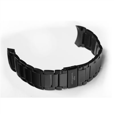 elegantsis 愛樂時-原廠配件-不銹鋼腕帶-JT49系列鋼帶-黑色拋光樣式-拋光黑49 SERIS - 錶帶寬24mm