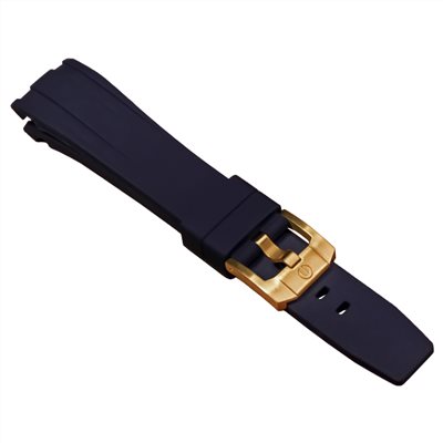 elegantsis 愛樂時-原廠配件-20mm/22mm 膠錶帶-矽膠錶帶-ELJO43-ROCS-22mm矽膠錶帶-藍色銅扣